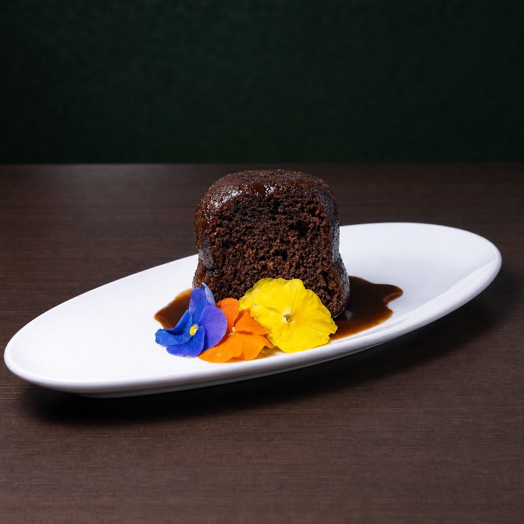 CHOCOLATE RUM CAKE.