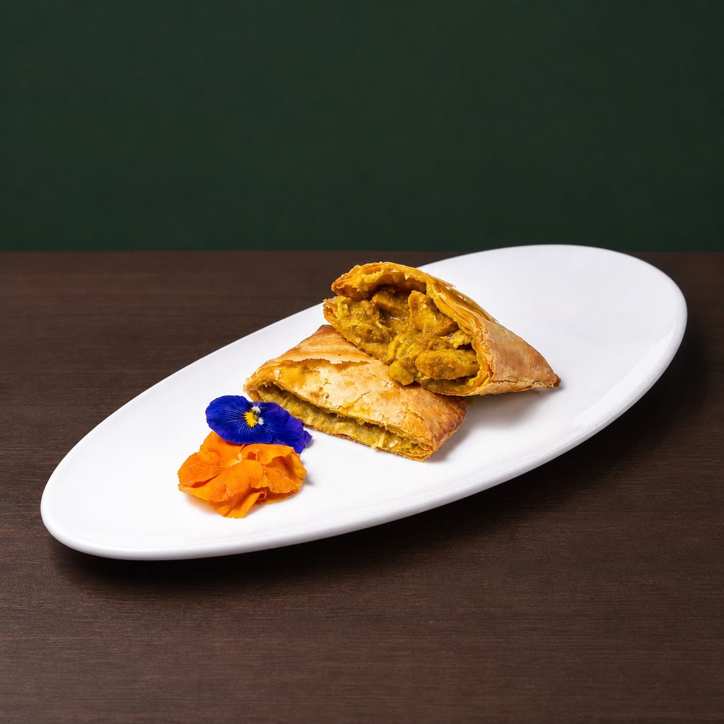 CURRY CHICKEN PATTY.