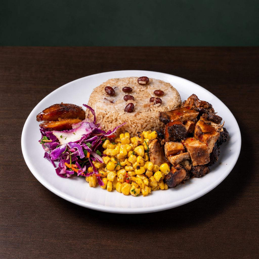 JERK CHICKEN BOWL.