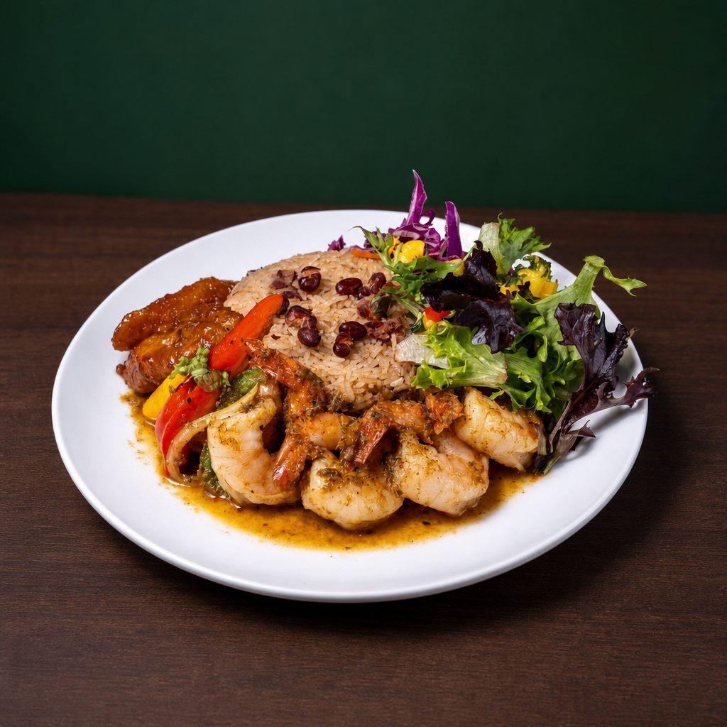 JERK SHRIMP BOWL.