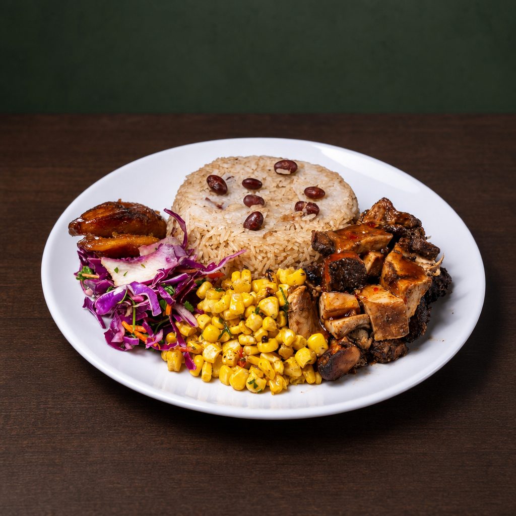 JERK CHICKEN BOWL.