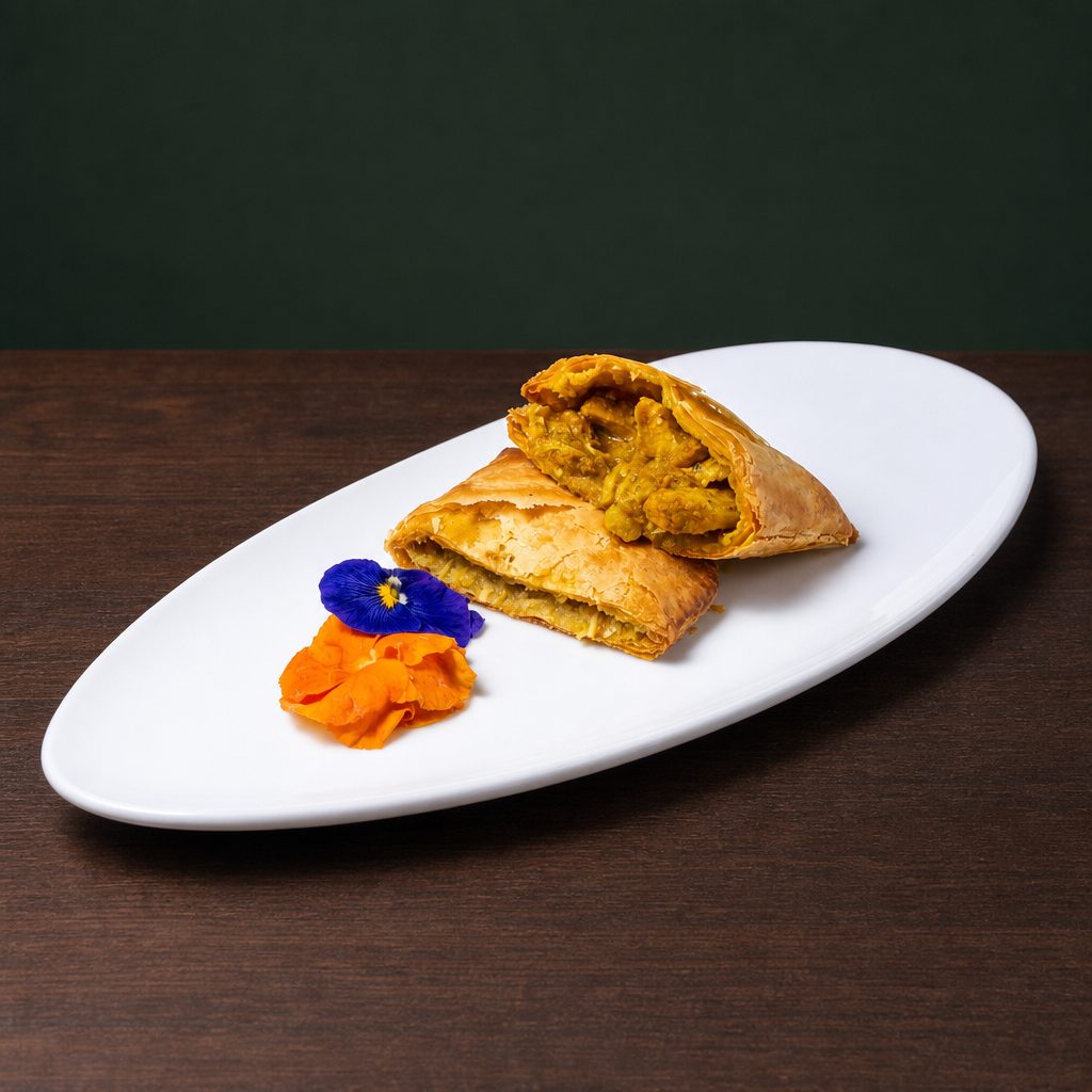 CURRY CHICKEN PATTY.