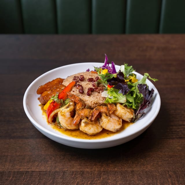 Jerk Shrimp Bowl.
