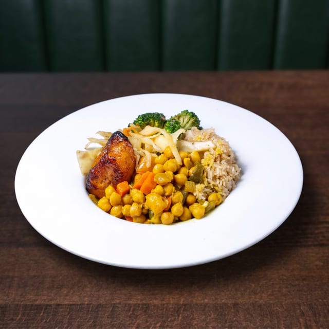 Coconut Curry Chickpeas.