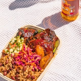JERK BBQ CHICKEN COMBO MEAL